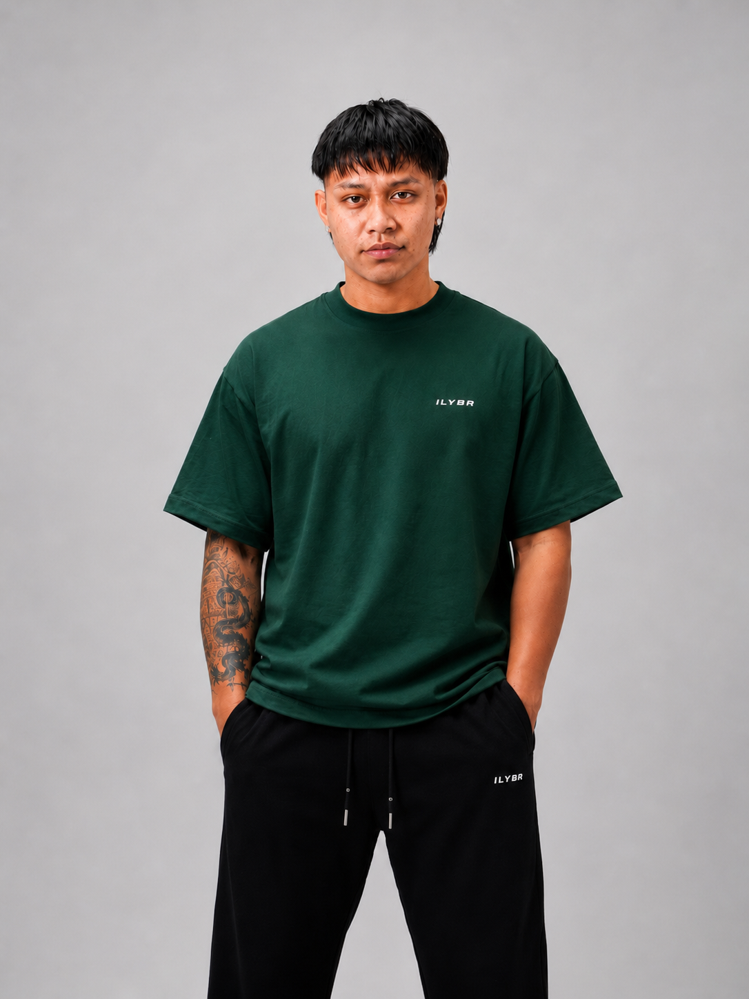 T-shirt essentiel ILYBR – Vert forêt