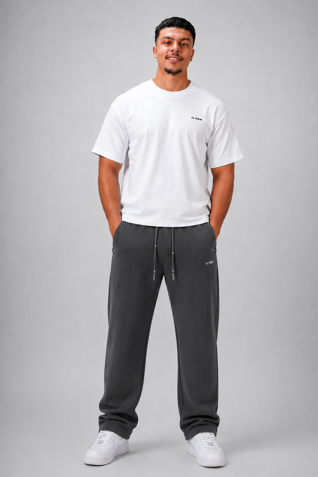 Pantalon essentiel ILYBR – Gris graphite