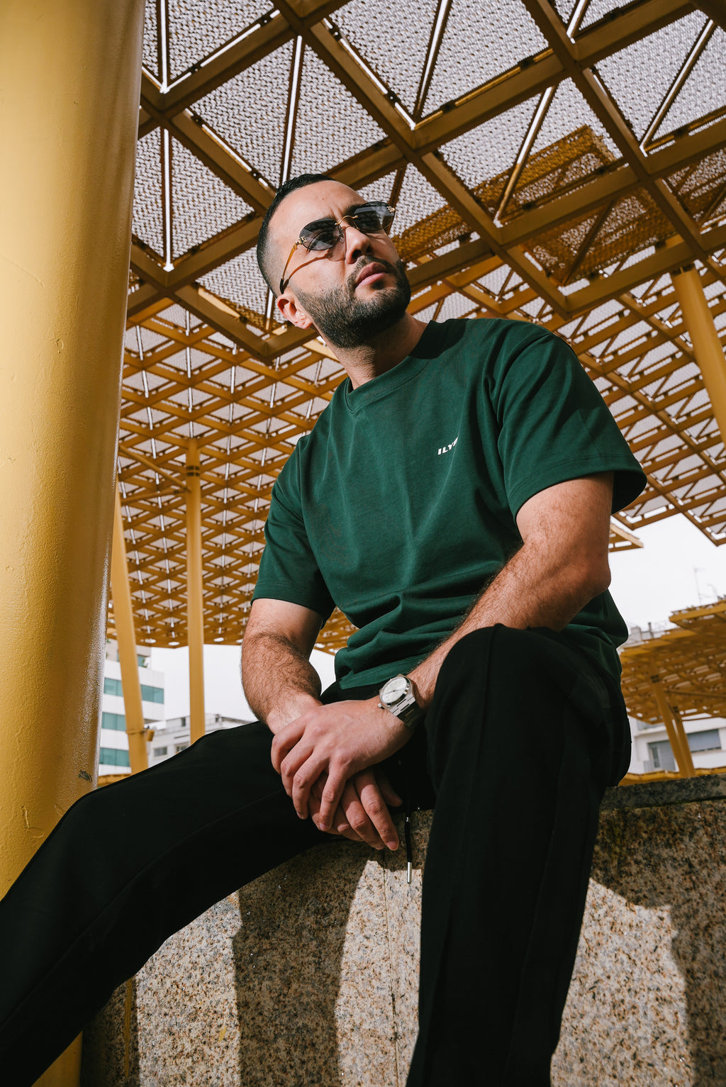 T-shirt essentiel ILYBR – Vert forêt